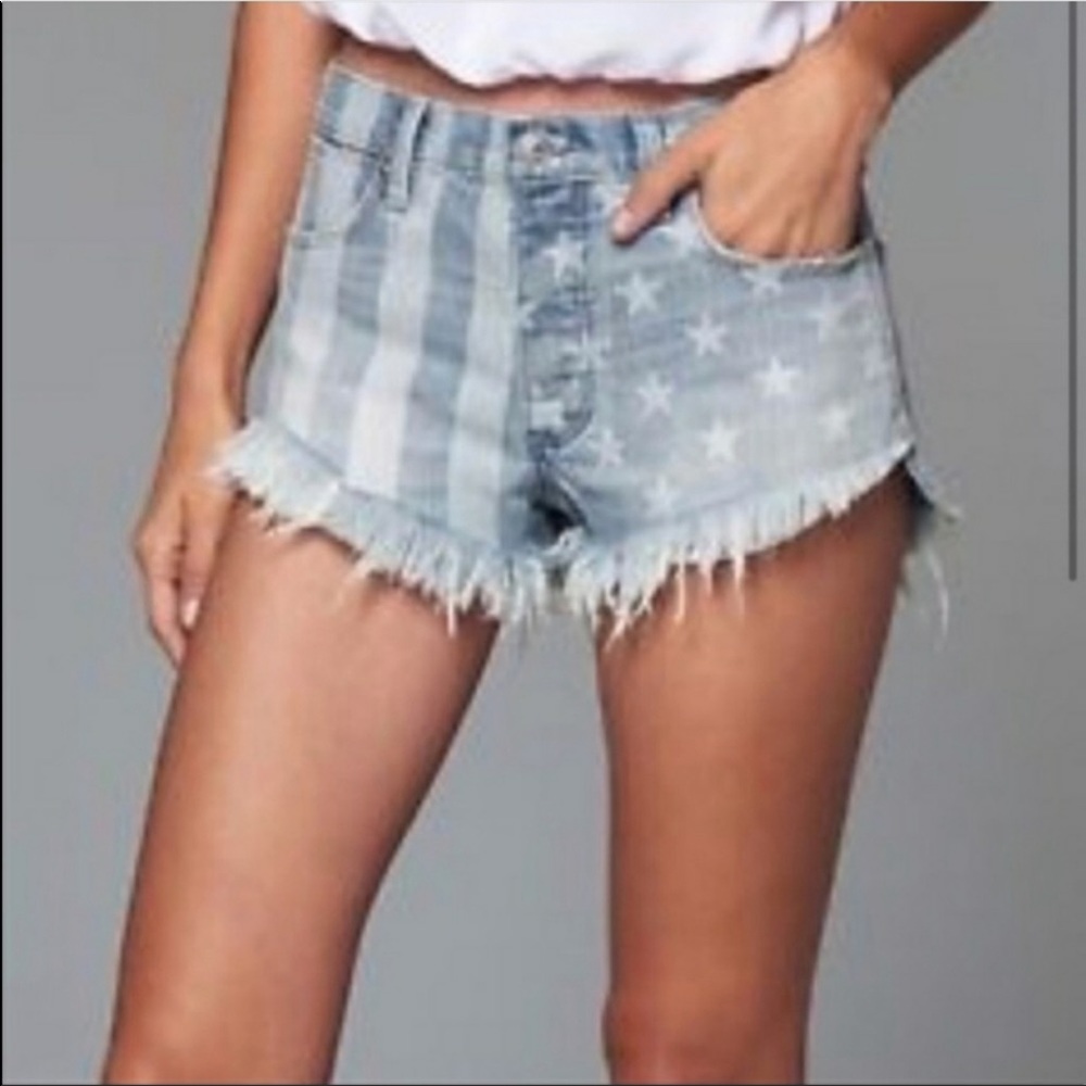 Abercrombie & Fitch American Flag Festival Shorts